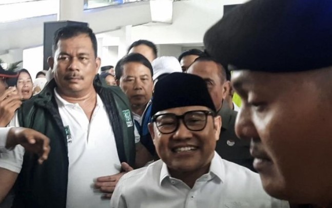 Cawapres Muhaimin Iskandar atau Cak Imin mengaku ingin mengunjungi IKN meski sebelumnya menyebut tempat itu belum layak ditinggali. ( CNN Indonesia/Yulia Adiningsih). Cawapres Muhaimin Iskandar atau Cak Imin mengaku ingin mengunjungi IKN meski sebelumnya menyebut tempat itu belum layak ditinggali. ( CNN Indonesia/Yulia Adiningsih).